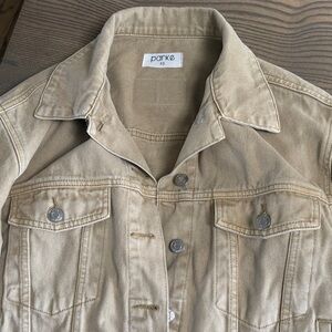 Parke Tan Women's Jean Jacket